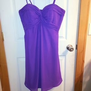 A size 10 formal purple dress